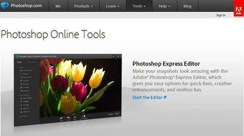 Photoshop Express là phiên bản chỉnh sửa ảnh online của Photoshop đình đám