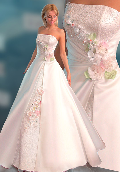 Chọn váy cưới cho cô dâu nhỏ xinh nên chọn váy chít eo ngang ngực