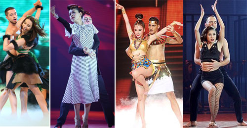 Top 4 xinh đẹp sẽ bước vào cuộc tranh tài tại chung kết Bước nhảy Hoàn vũ 2015