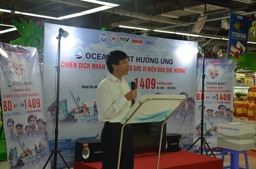 Ông Đoàn Văn Thái, Phó Chủ tịch – TTK Trung Ương Hội Chữ Thập Đỏ Việt Nam phát động chương trình.	