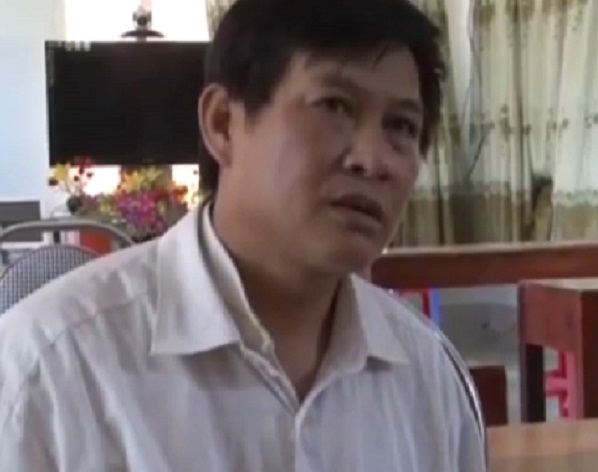 Đối tượng Đàm Quang Trung - Chủ tịch Hội nông dân xã Thông Huề