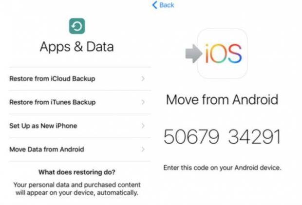 Cách đơn giản để chuyển dữ liệu từ Android sang iPhone