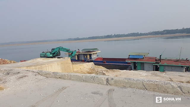 Một góc cảng thủy được bê tông kiên cố của doanh nghiệp Xuân Thiều