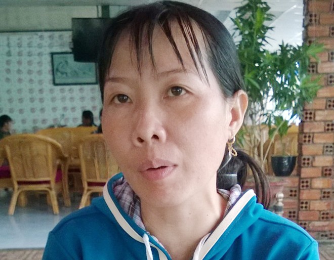 Nữ công nhân Phạm Thị Tuyết Mai
