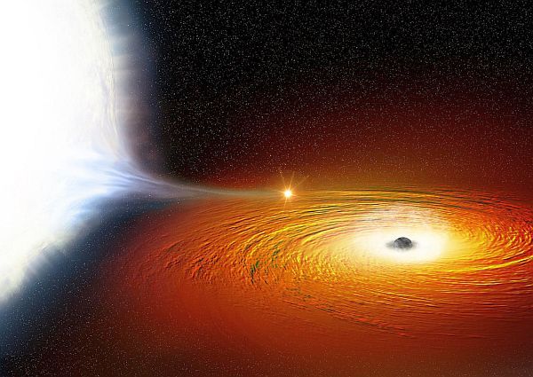 Trường hấp dẫn của lỗ đen ngăn cản mọi thứ thoát ra, kể cả ánh sáng