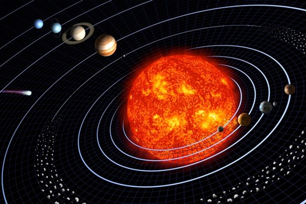 Mặt trời giãn nở thành quả cầu khổng lồ, nuốt chửng sao Thủy và sao Kim