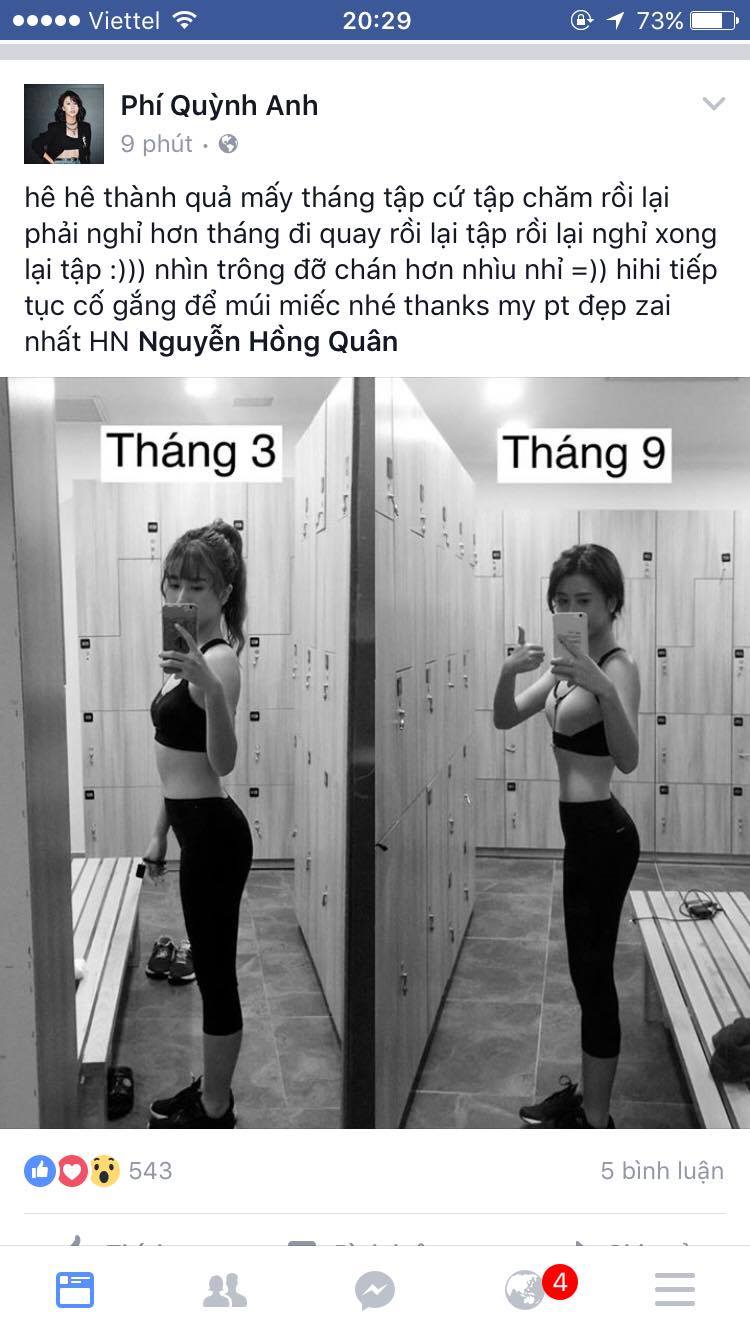 Quỳnh Anh Shyn khoe eo thon dáng chuẩn