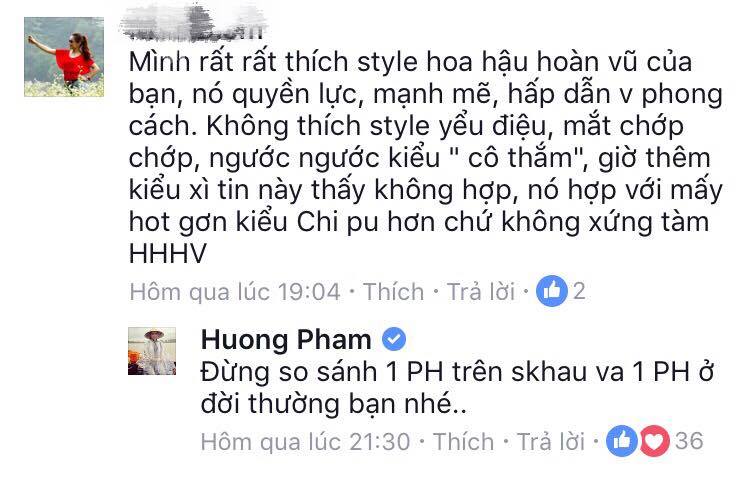 Phản ứng của Phạm Hương khi bị chê 'không xứng làm Hoa hậu hoàn vũ'