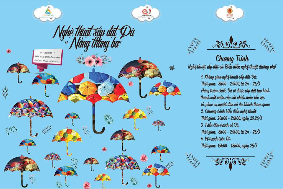 Tham dự sự kiện nghệ thuật về dù đặc biệt tại Đà Nẵng cuối tháng 3/2017