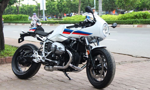 Xe môtô BMW R nineT Racer, mẫu xe cổ điển nhập tư nhân đầu tiên về Việt Nam - ảnh 1
