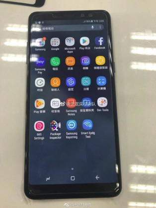 Samsung Galaxy A8+ 2018 trông tuyệt đẹp trong những bức ảnh rò rỉ này