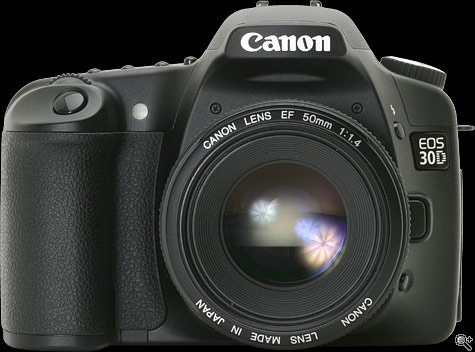 Canon EOS 30D có màn hình lớn hơn, chế độ phơi sáng điểm được nâng cấp