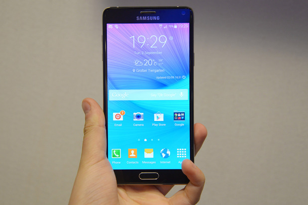 Galaxy Note 4 - smartphone tốt nhất của Samsung đứng thứ 3 trong những smartphone tốt nhất 2014