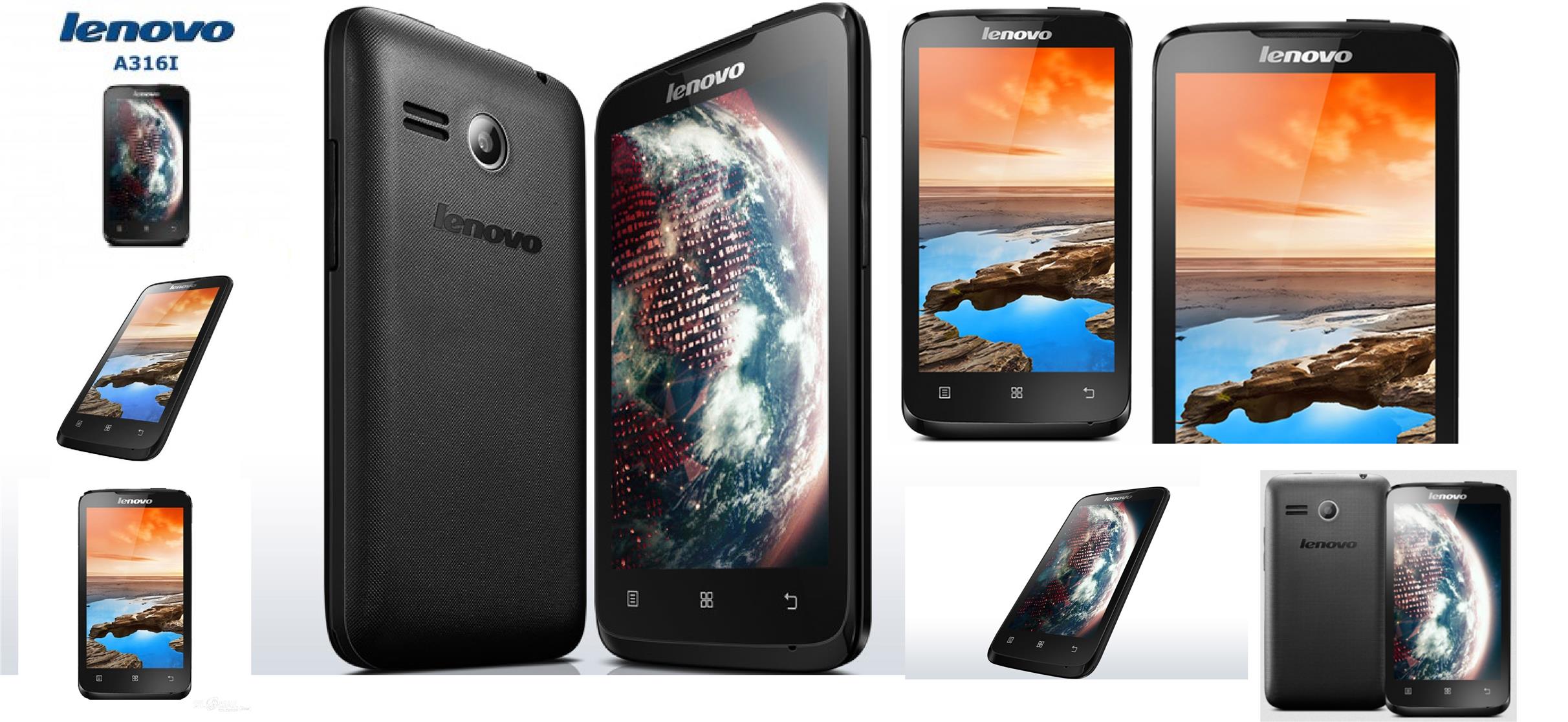 Mua smartphone giá rẻ Lenovo A316i với thiết kế chắc chắn và sang trọng