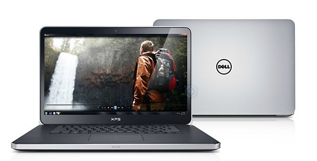 Laptop giá rẻ Dell XPS 15 (2013) có thiết kế rất đẹp với màu nhôm bạc trông rất cao cấp