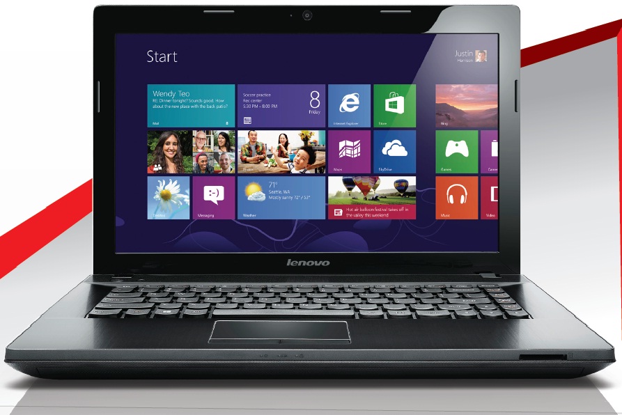 Laptop Lenovo giá rẻ 2014 G410 nổi bật khi được trang bị đồng thời 2 kiểu bàn phím Touchpad và Accutype chiclet