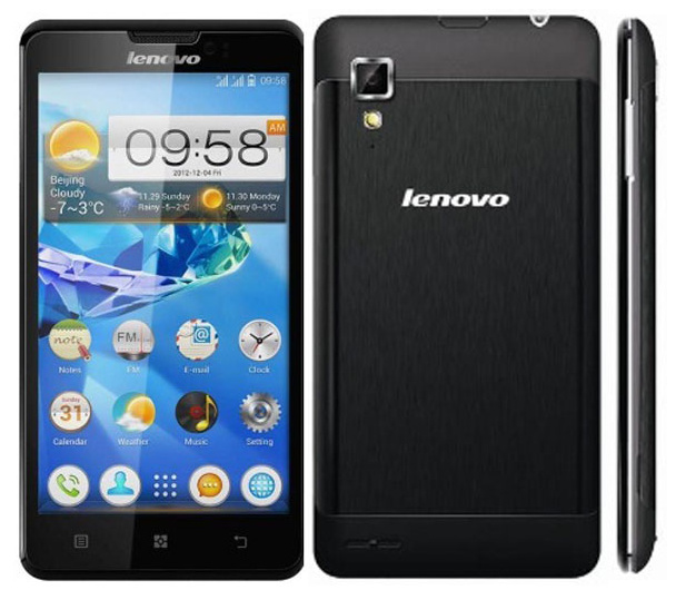 Smartphone 2 sim giá rẻ Lenovo P780 nổi bật với dung lượng pin lên tới 4000 mAh