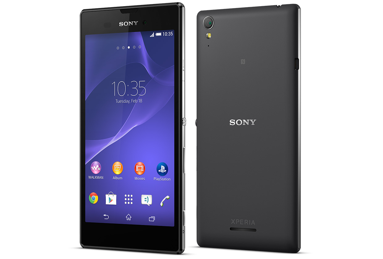 Sony Xperia T3 sở hữu thiết kế sang trọng với khung viền kim loại và màn hình siêu phẳng