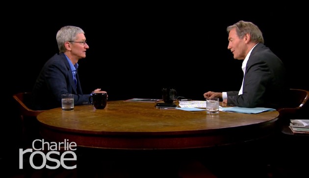 Giám đốc điều hành Tim Cook trò chuyện với Charlie Rose về kế hoạch kinh doanh TV của Apple