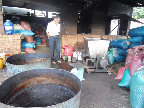 Cơ sở sản xuất cà phê Nhất Thiên bừa bãi, không bảo đảm vệ sinh