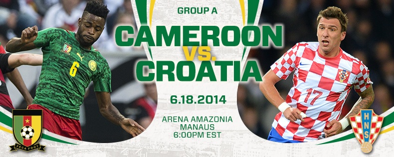 Link sopcast xem trực tiếp trận Cameroon - Croatia