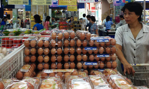 Trứng gia cầm tại TP HCM tăng giá trở lại 