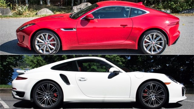 Siêu xe oto Jaguar F-type và Porsche 911 luôn được nhiều tín đồ ô tô săn đón
