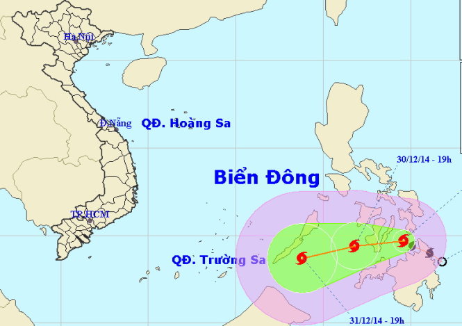 Tin bão mới nhất: bão Jangmi có khả năng di chuyển vào biển Đông trong những ngày tới