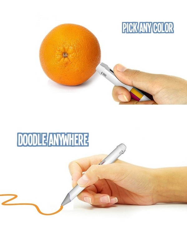 Scribble chiếc bút thông minh có khả năng lấy màu của tự nhiên