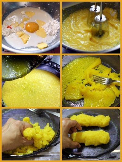 Đánh đều tất cả các nguyên liệu làm nhân lại với nhau 