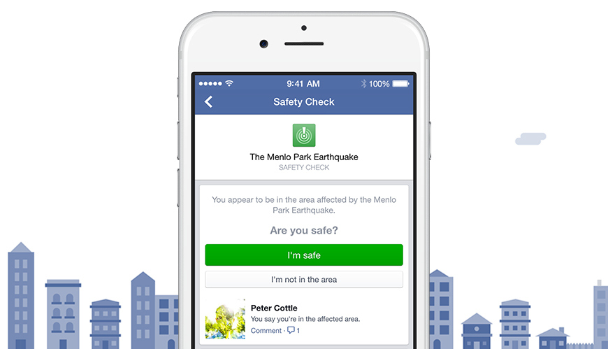 Chức năng Safety Check mới của Facebook 