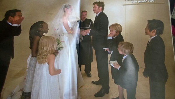 đám cưới của Angelina Jolie và Brad Pitt