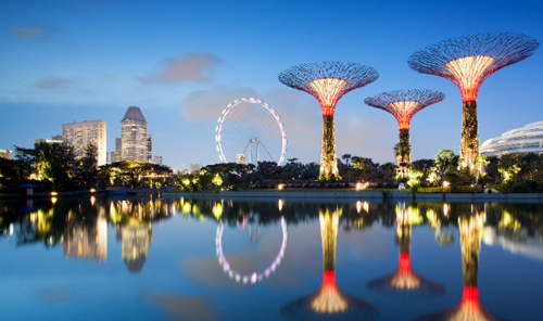 Địa điểm du lịch Tết tại vườn siêu cây Singapore chắc chắn khiến du khách không khỏi thích thú