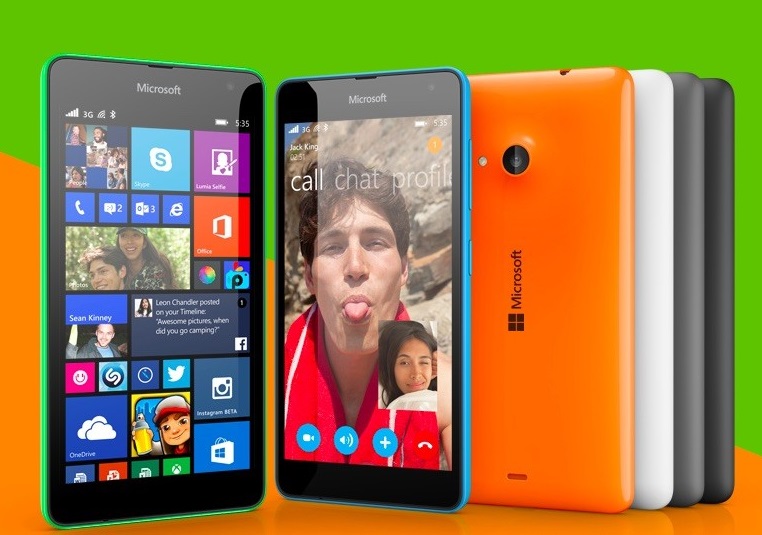 Điện thoại Lumia 535 có nhiều phiên bản màu sắc rực rỡ 
