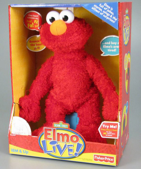 Thú nhồi bông Tickle Me Elmo từng đem lại doanh thu 7.000.000 USD 1 năm