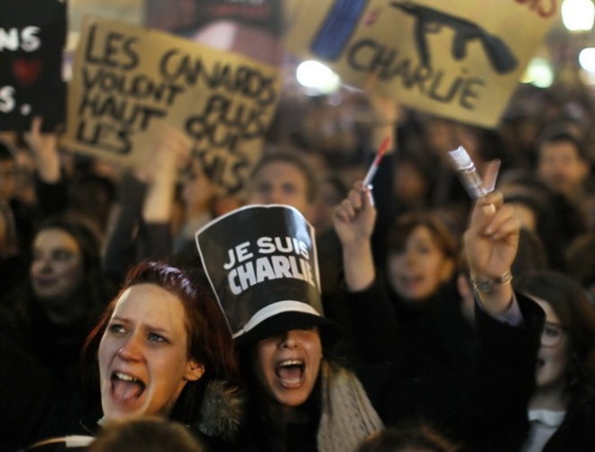 Người dân Pháp biểu tình sau vụ thảm sát ở Pari