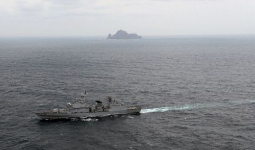 Tàu chiến Hàn Quốc trong một chiến dịch đổ bộ