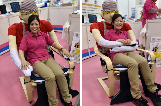 Chiếc ghế biết ôm - một sản phẩm sáng tạo của công ty UniCare