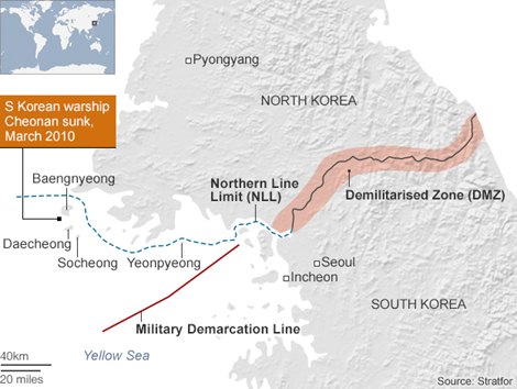 Đường ranh giới phía bắc (NLL) là hải giới tranh chấp giữa hai miền Triều Tiên ở Hoàng Hải.