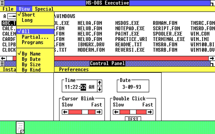 Hệ điều hành Windows 1 là phiên bản đầu tiên của Windows