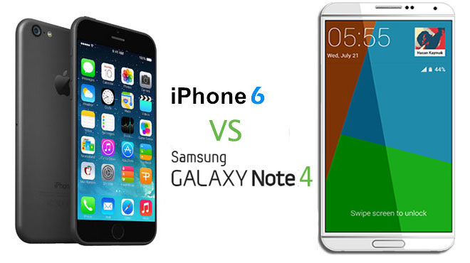 doanh số galaxy note 4 và iPhone 6