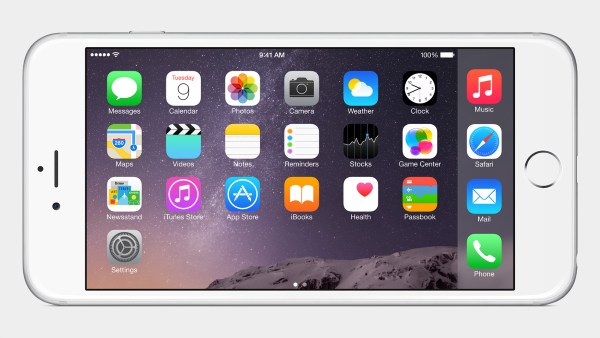 chiếc iPhone 6 Plus sẽ có chế độ xoay ngang màn hình
