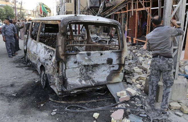 Một vụ đánh bom xe tại Baghdad hôm 15/11