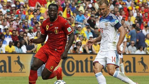 Kết quả tỉ số trận đấu Bỉ - Nga World Cup 2014