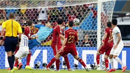 Kết quả tỉ số trận đấu Tây Ban Nha - Chile là 0-2