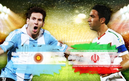 Kết quả tỉ số trận đấu Argentina - Iran