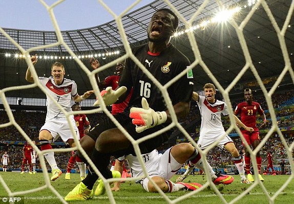 Kết quả tỉ số trận đấu Đức - Ghana World Cup 2014