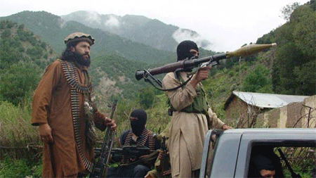 Các phần tử Taliban ở Nam Waziristan, Pakistan 