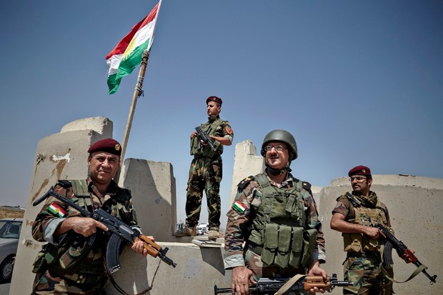 Nhóm chiến binh người Kurd Peshmerga 