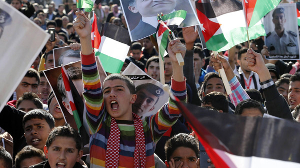Cuộc biểu tình chống lại khủng bố IS ở thủ đô Amman của Jordan ngày 5/2